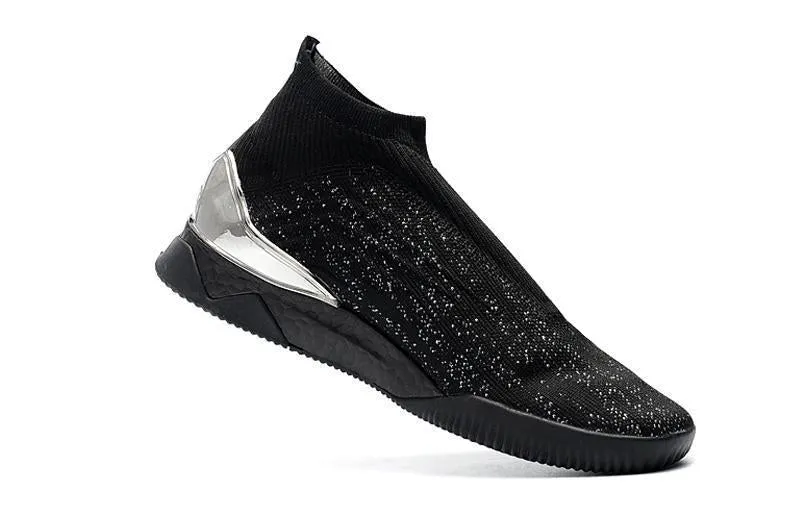 New Adidas Predator Tango 18  TR Primeknit High Training Soccer Cleats Shoes Black Silver Sprint Ready Scoring Chance