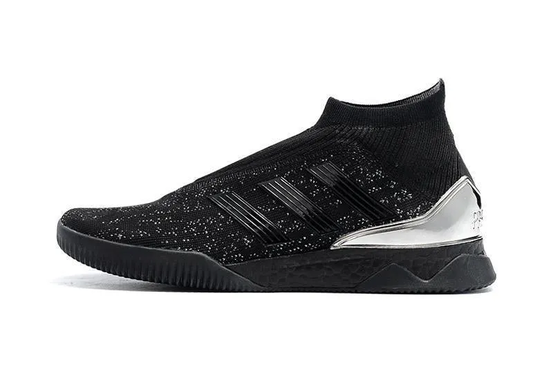 Stable Heel Performance Turf New Adidas Predator Tango 18  TR Primeknit High Training Soccer Cleats Shoes Black Silver