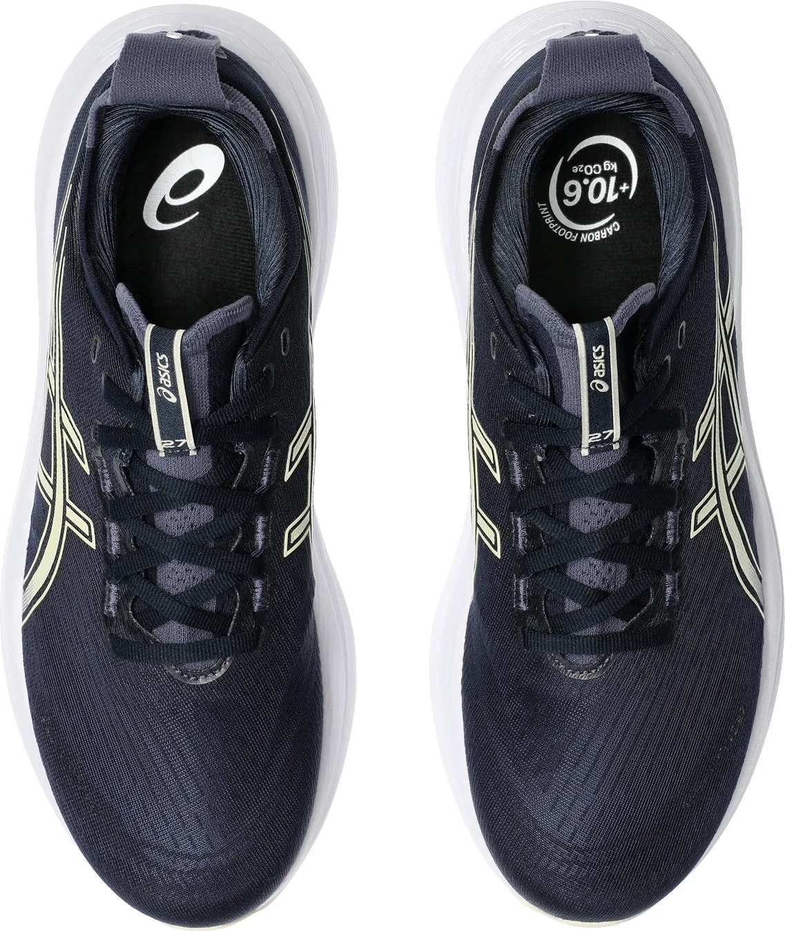 running for a way to stay ahead of the game Asics Gel Nimbus 27 Mens Running Shoes - Blue