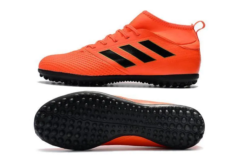 Adidas ACE TF Super Soccer Cleats Shoes Orange Black Energy Focus Training session