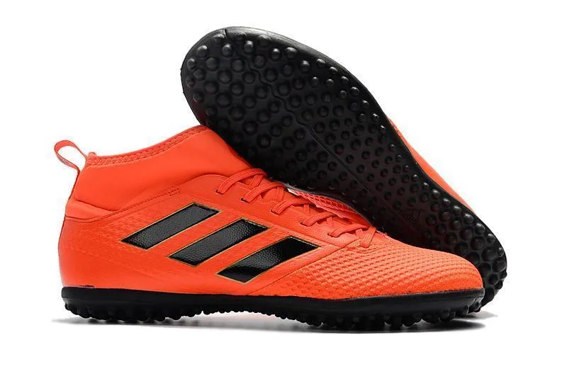 Speed Balance Adult Player Adidas ACE TF Super Soccer Cleats Shoes Orange Black