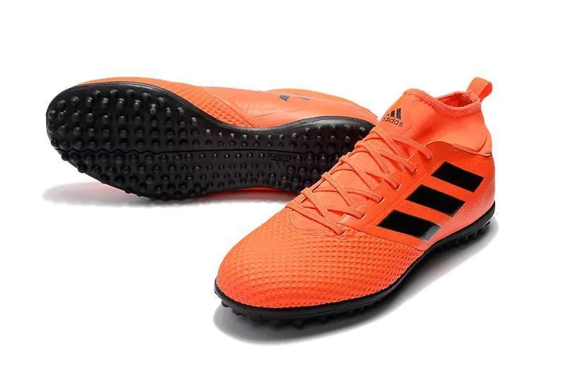 Adidas ACE TF Super Soccer Cleats Shoes Orange Black Move Strong High Speed