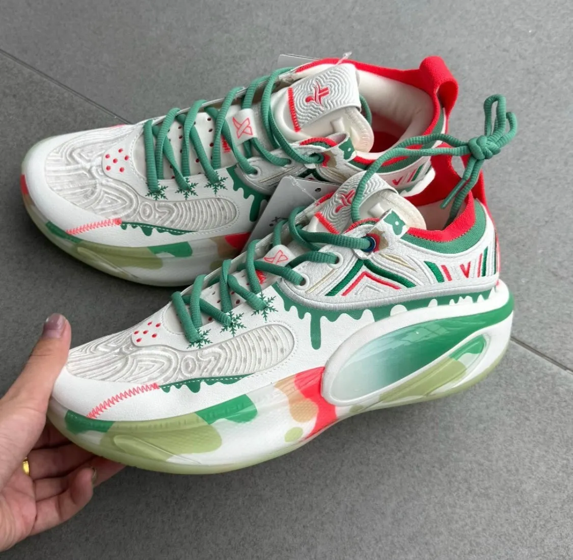 Responsive Rebound Wedge Sole Pre-sale??Men??Xtep Jeremy Lin Jlin 5 - White/Green