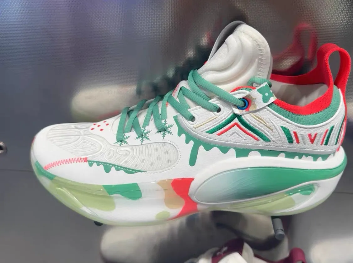 Sneakers Padded Collar Pre-sale??Men??Xtep Jeremy Lin Jlin 5 - White/Green