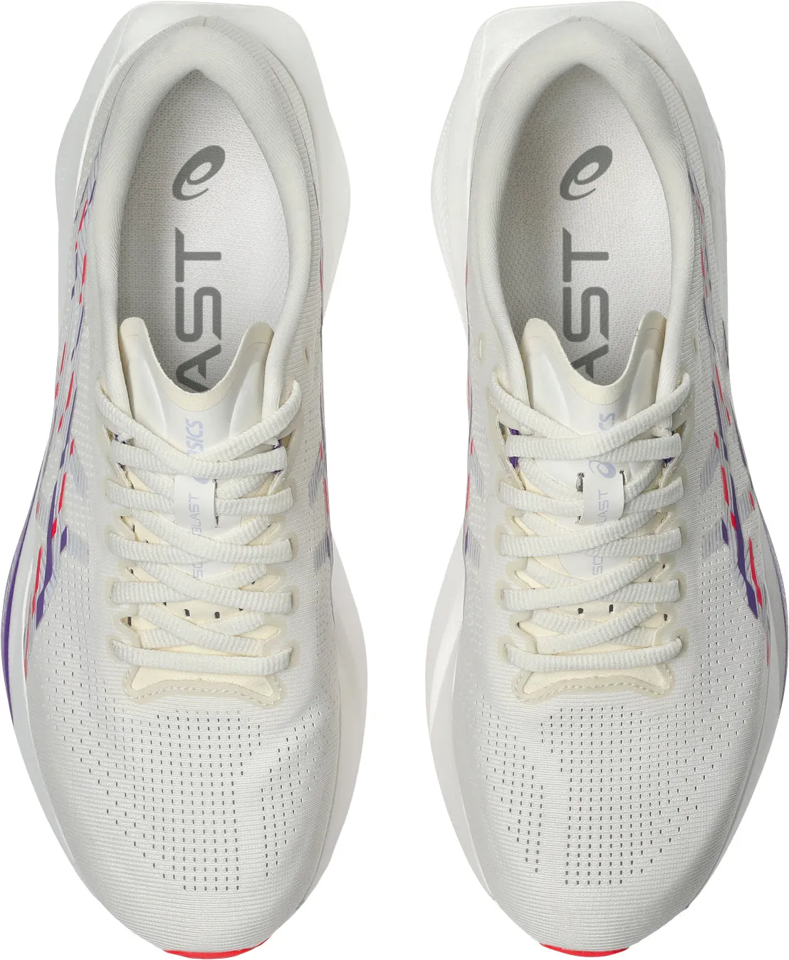 running in a chairlift area shoes Asics SonicBlast Mens Running Shoes - White