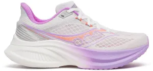 durable rubber shoes Activity - tracker - enabled Saucony Endorphin Speed 5 Womens Running Shoes - White