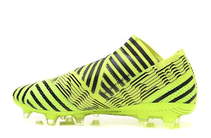 Grass Pitch New Adidas Nemeziz 17  360 Agility FG Soccer Cleats Green Black