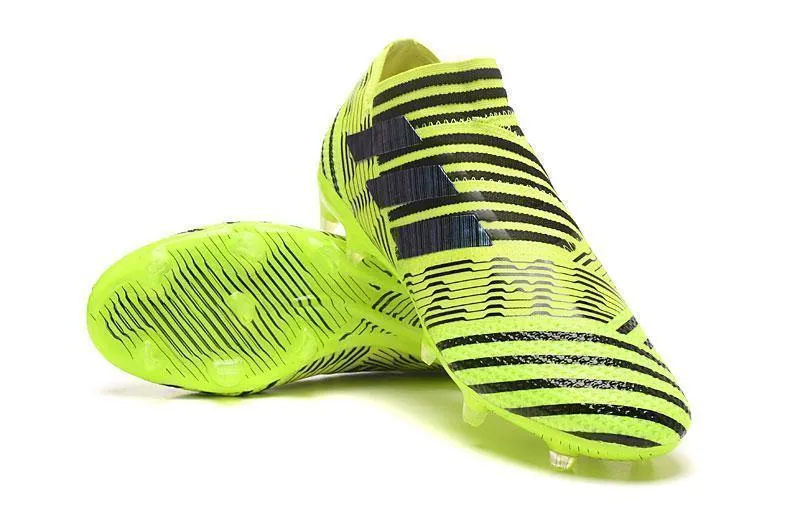 New Adidas Nemeziz 17  360 Agility FG Soccer Cleats Green Black Enhanced comfort