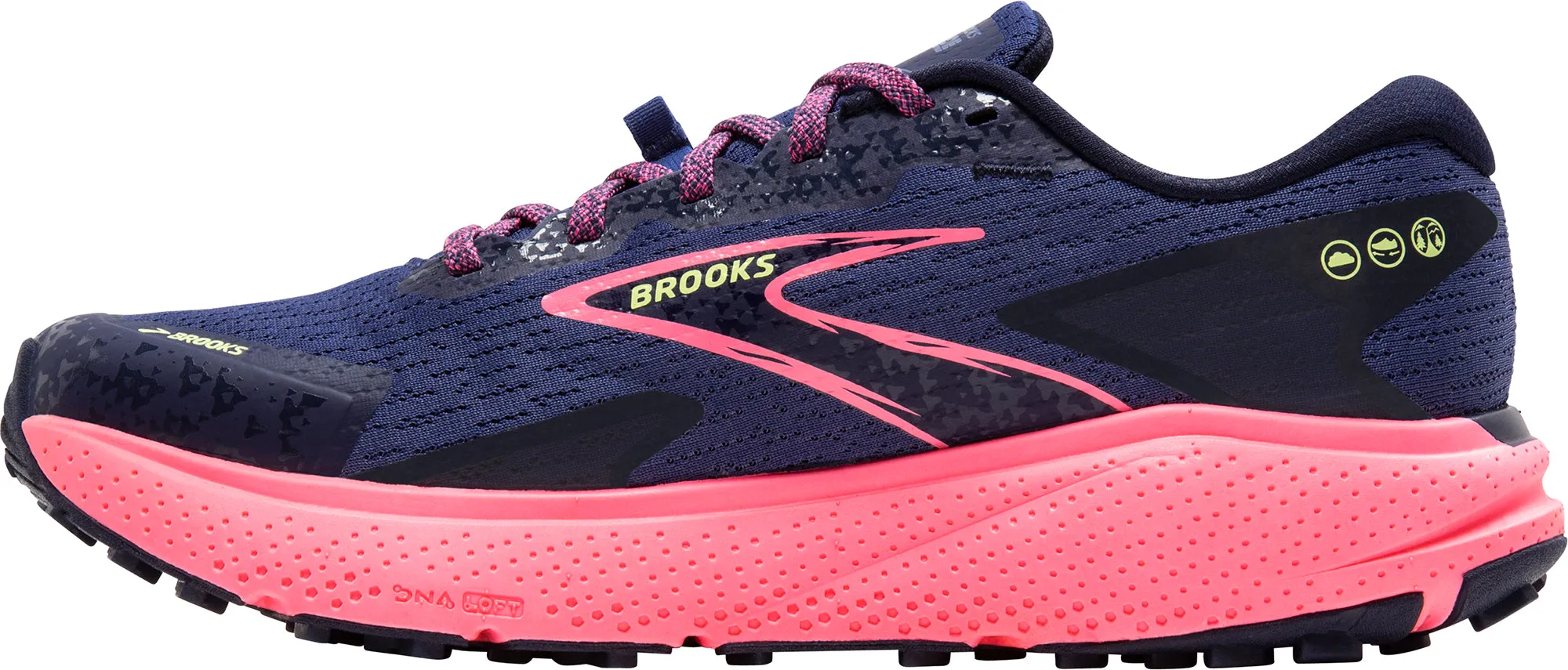 Brooks Divide 5 Womens Trail Running Shoes - Blue exploration running shoe fascination skateboarding shoes