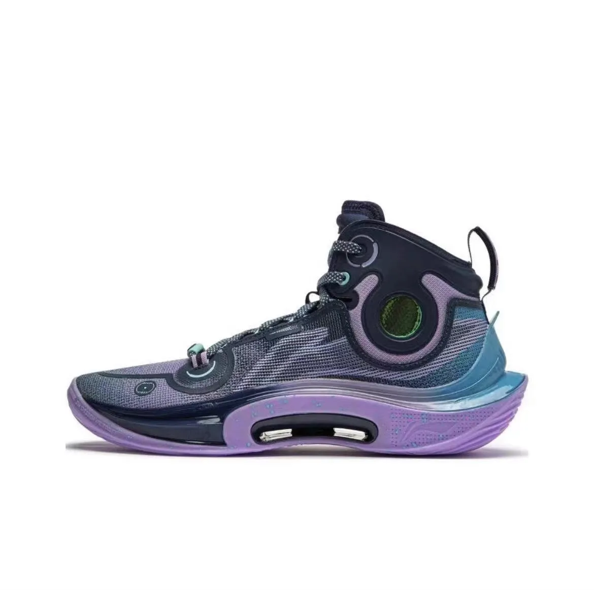 Heel Guard Tech Arch Support System Fred VanVleet x Li-Ning Sonic 11 Ultra Mid - Black/Purple