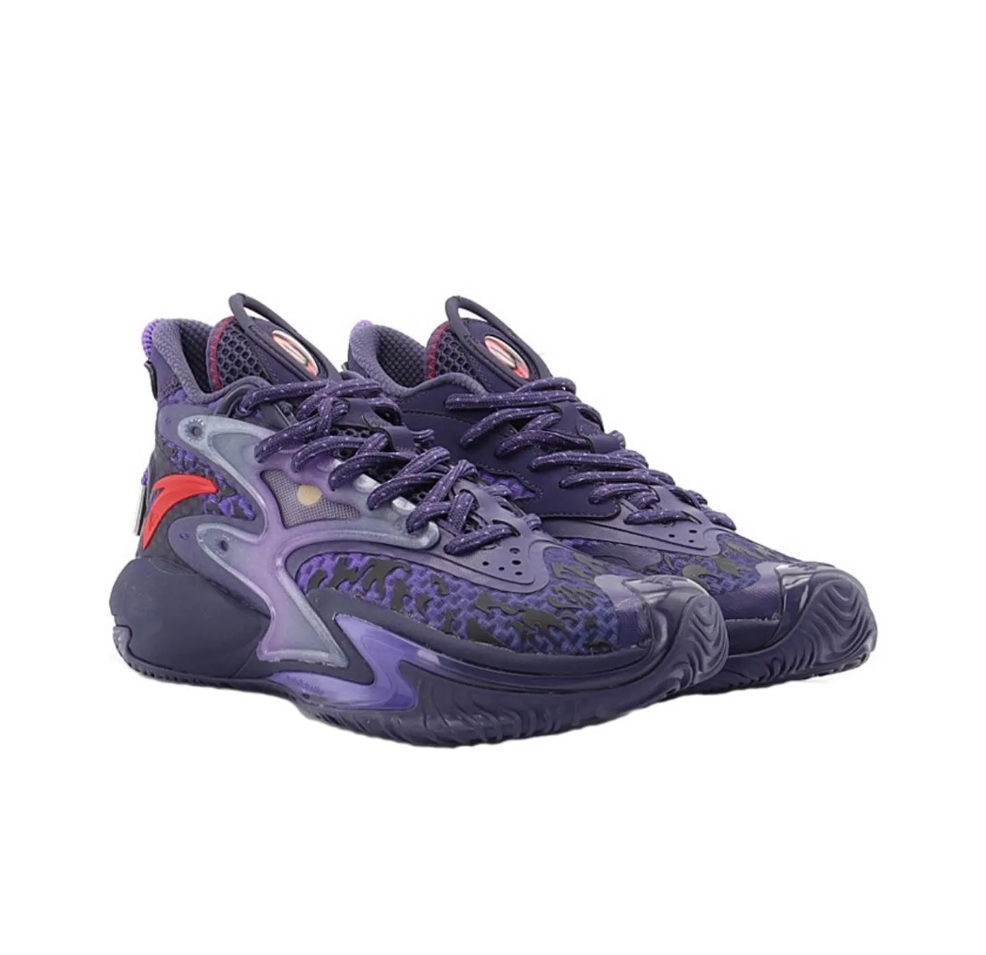 Naruto x Anta Shock Wave 3 - Uchiha Sasuke Knit Upper Reflective Safety Details