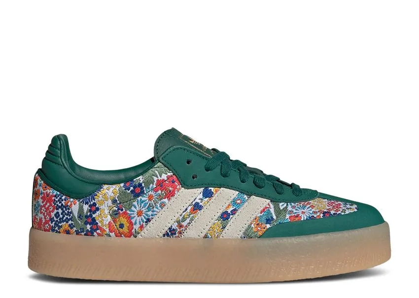 Adidas Sambae Liberty London Collegiate Green Eco Friendly Material Construction