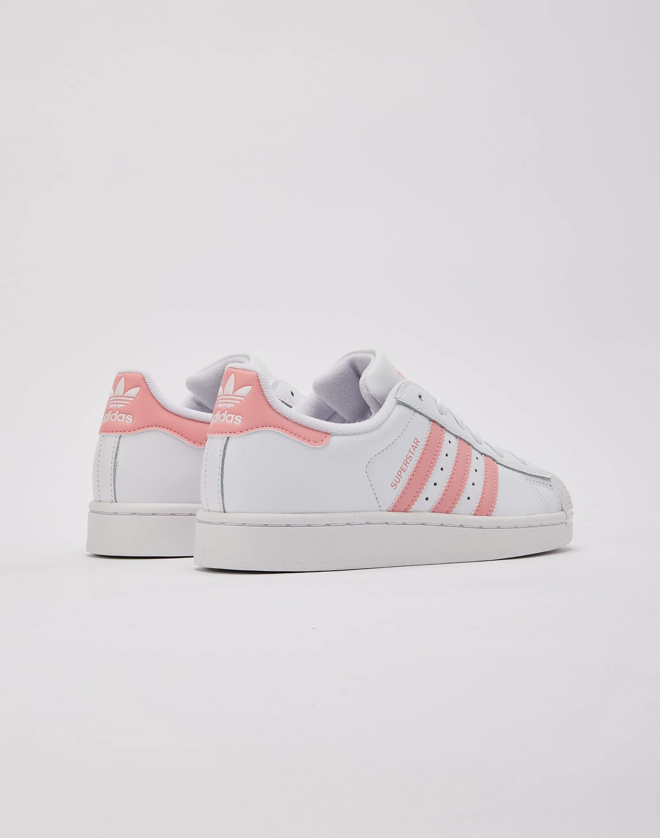 Breathable mesh design Soft   leather Adidas  Superstar II Grade-School