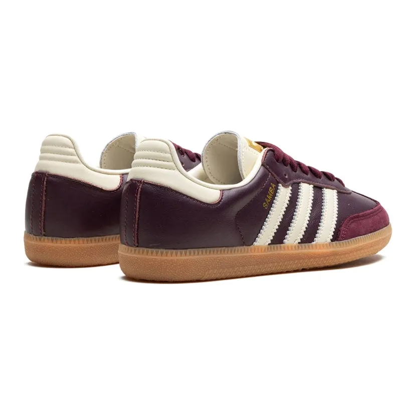 Foot Softness Adidas Samba OG Maroon Crewht Gold