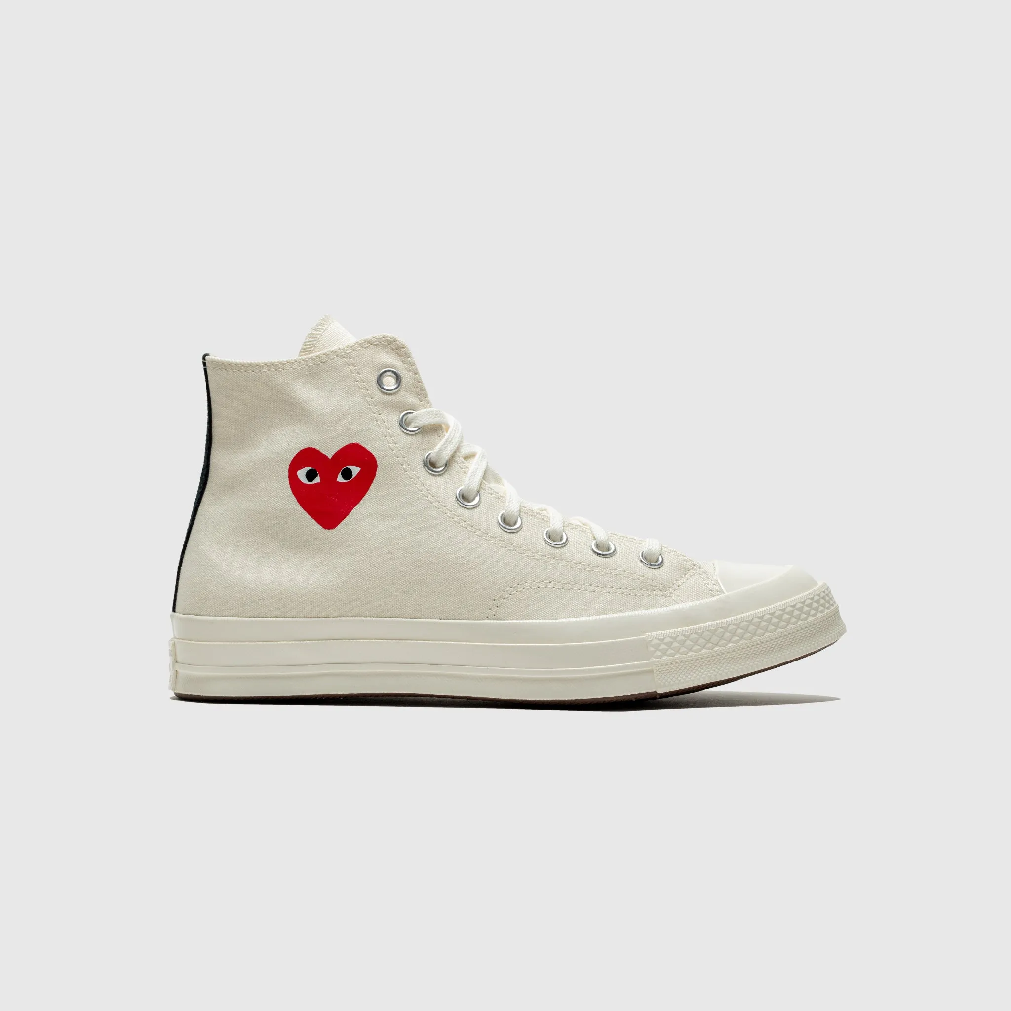 Non Slip Tread Soul Step CHUCK TAYLOR ALL-STAR '70 HI "MILK SINGLE HEART"