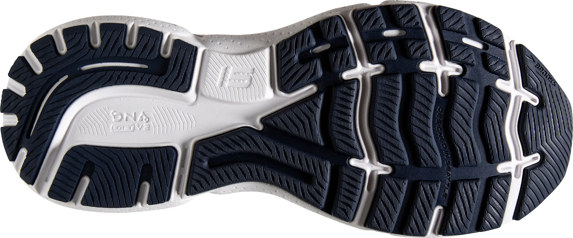 Functional Design Fitness Regime Brooks Ghost 15 Womens Running Shoes - Navy