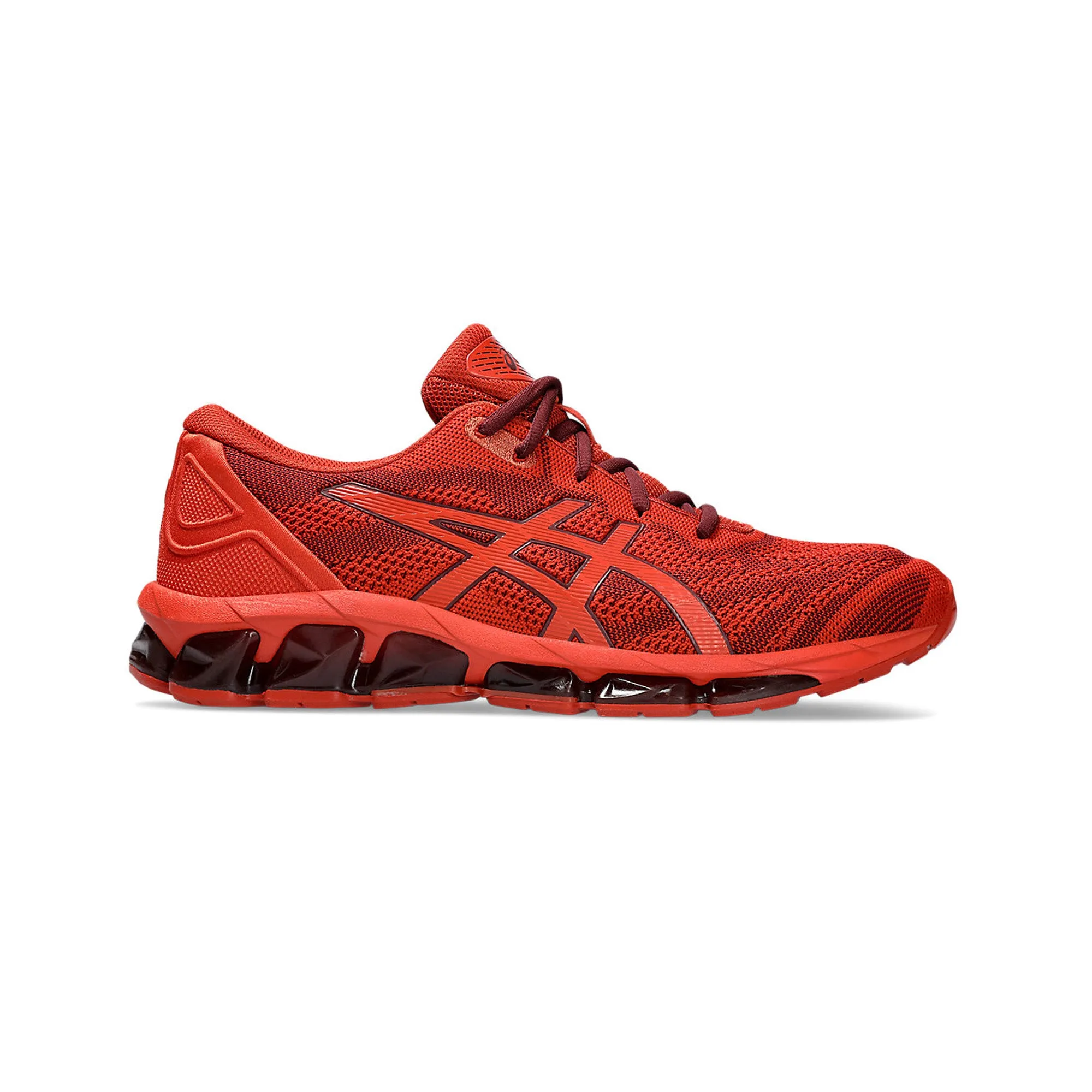 running with sunglasses running in a cable car area shoes Asics Gel Quantum 360 VII Knit 'Spice Latte'