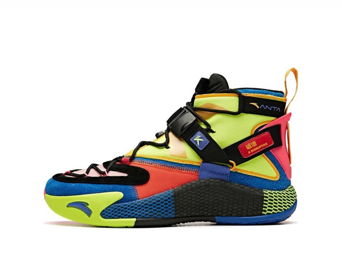 Anta Men??s Kt5 Disruptiv "Jigsaw Puzzle" Multi Layer Midsole Stack Energy Return Insole