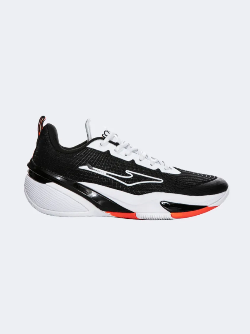 Erke Men Basketball Shoes Black/White Stretch Fabric Weekend Trip