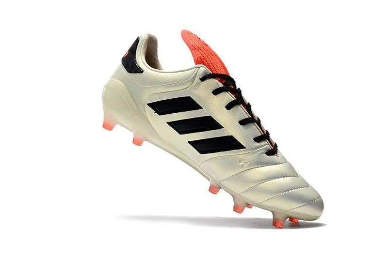 Foot Core Heel Fit Adidas Copa 17.1 FG Soccer Cleats Shoes White Black Orange