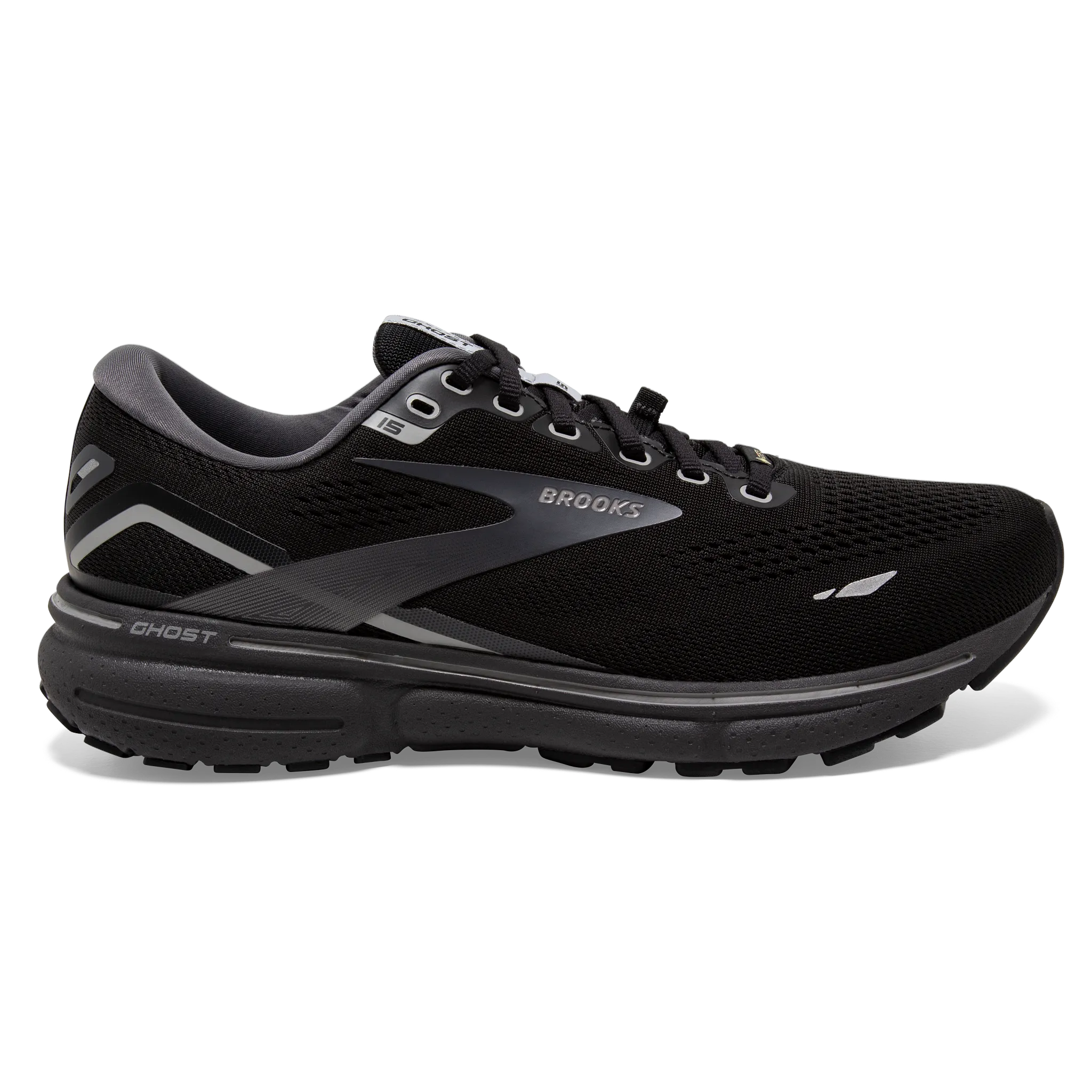 color - blue running in a gondola station area shoes Men's Ghost 15 GTX