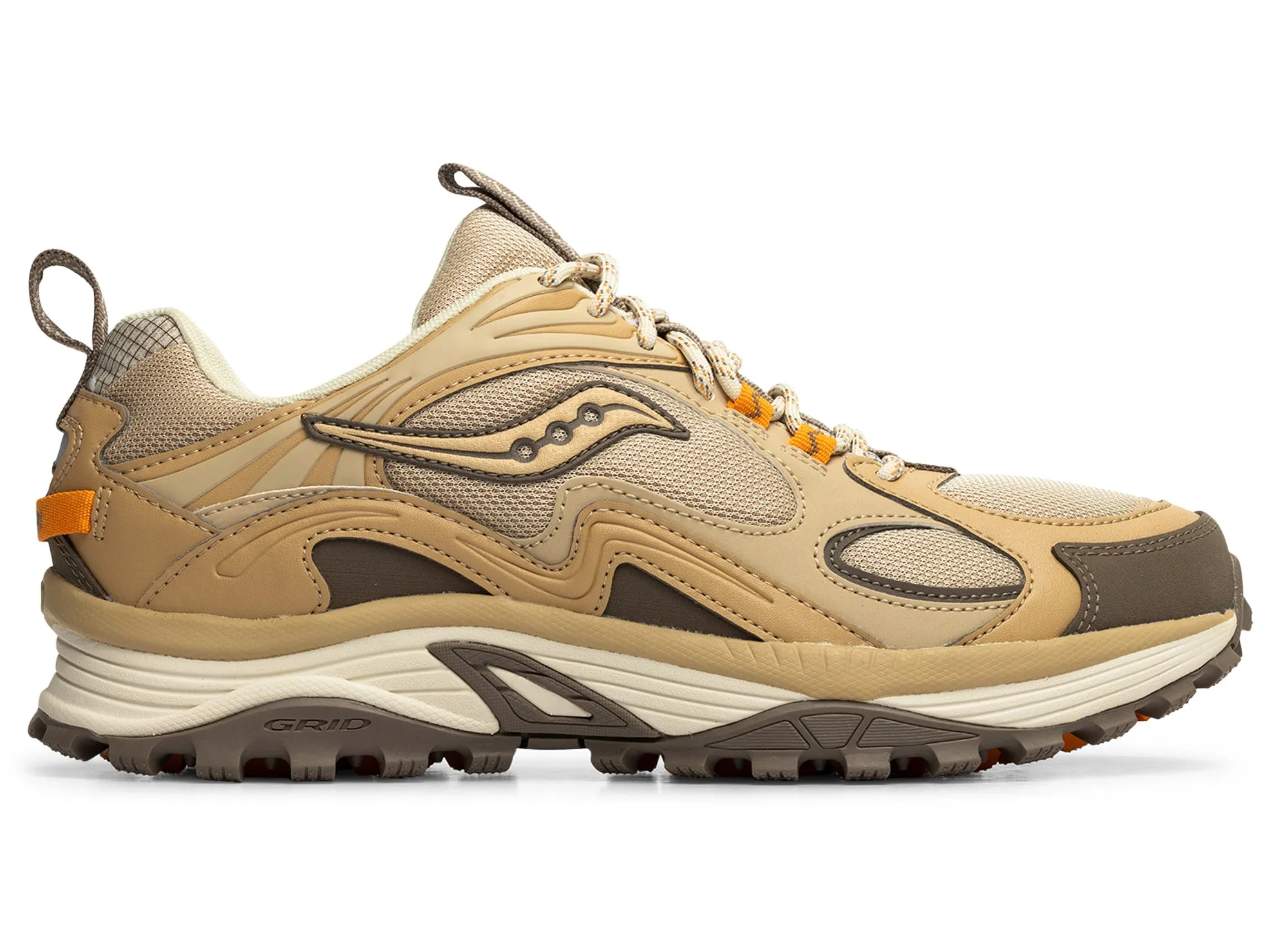 AdjustableLaces padded toe Saucony Grid Aura X