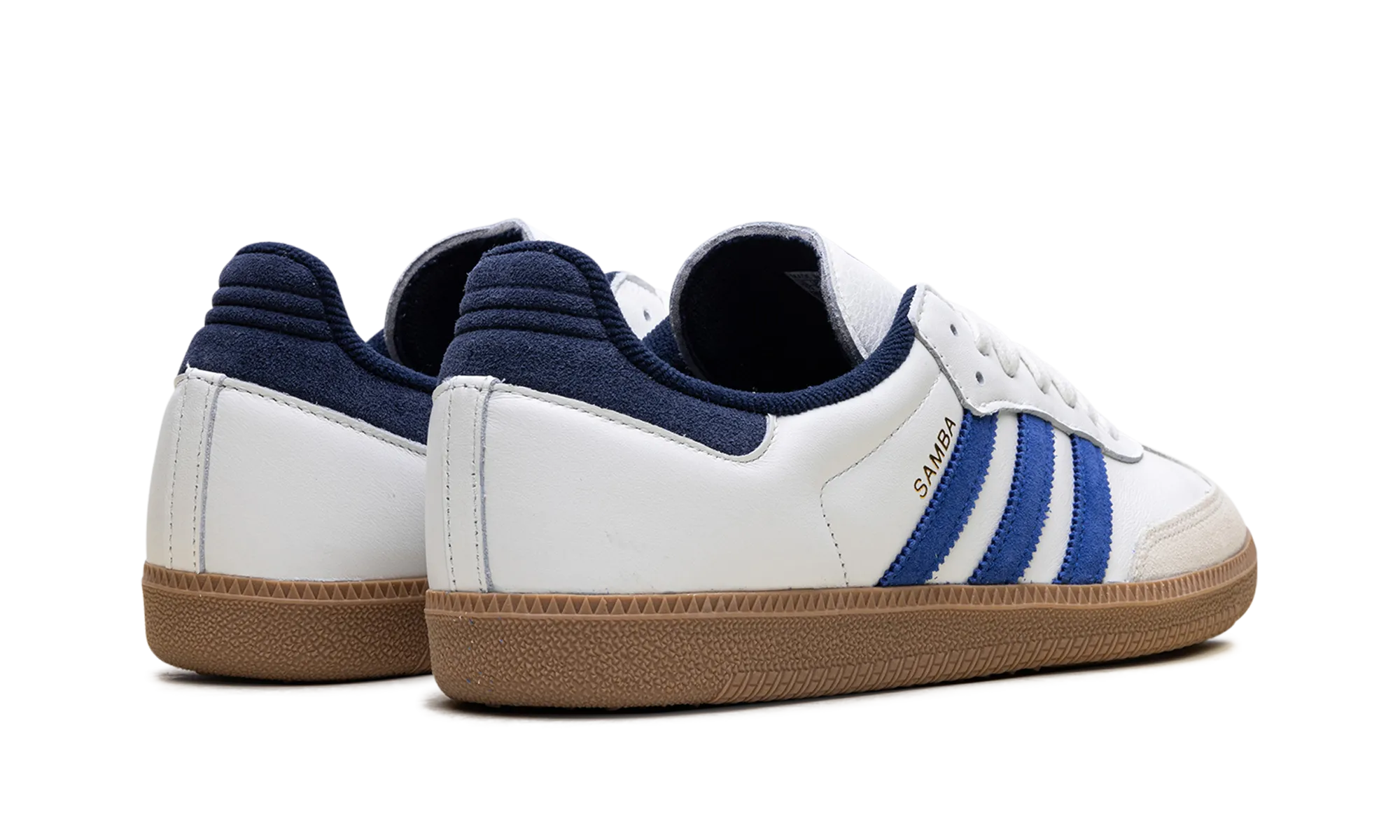 PU material Night Run Samba OG "Core White Royal Blue"