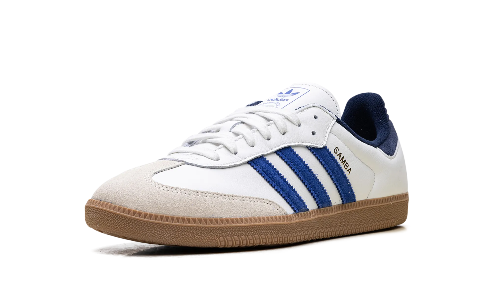 Samba OG "Core White Royal Blue" Wear   Resistant Comfy Outsole