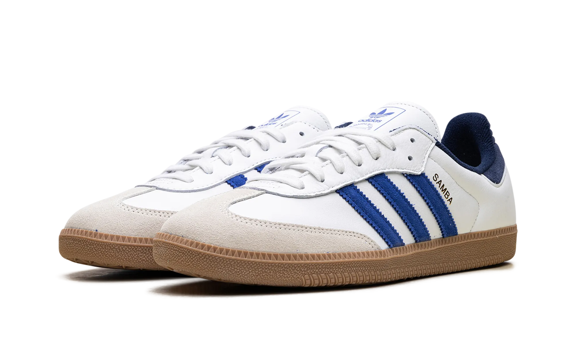 Textile Upper Multi Directional Grip Samba OG "Core White Royal Blue"