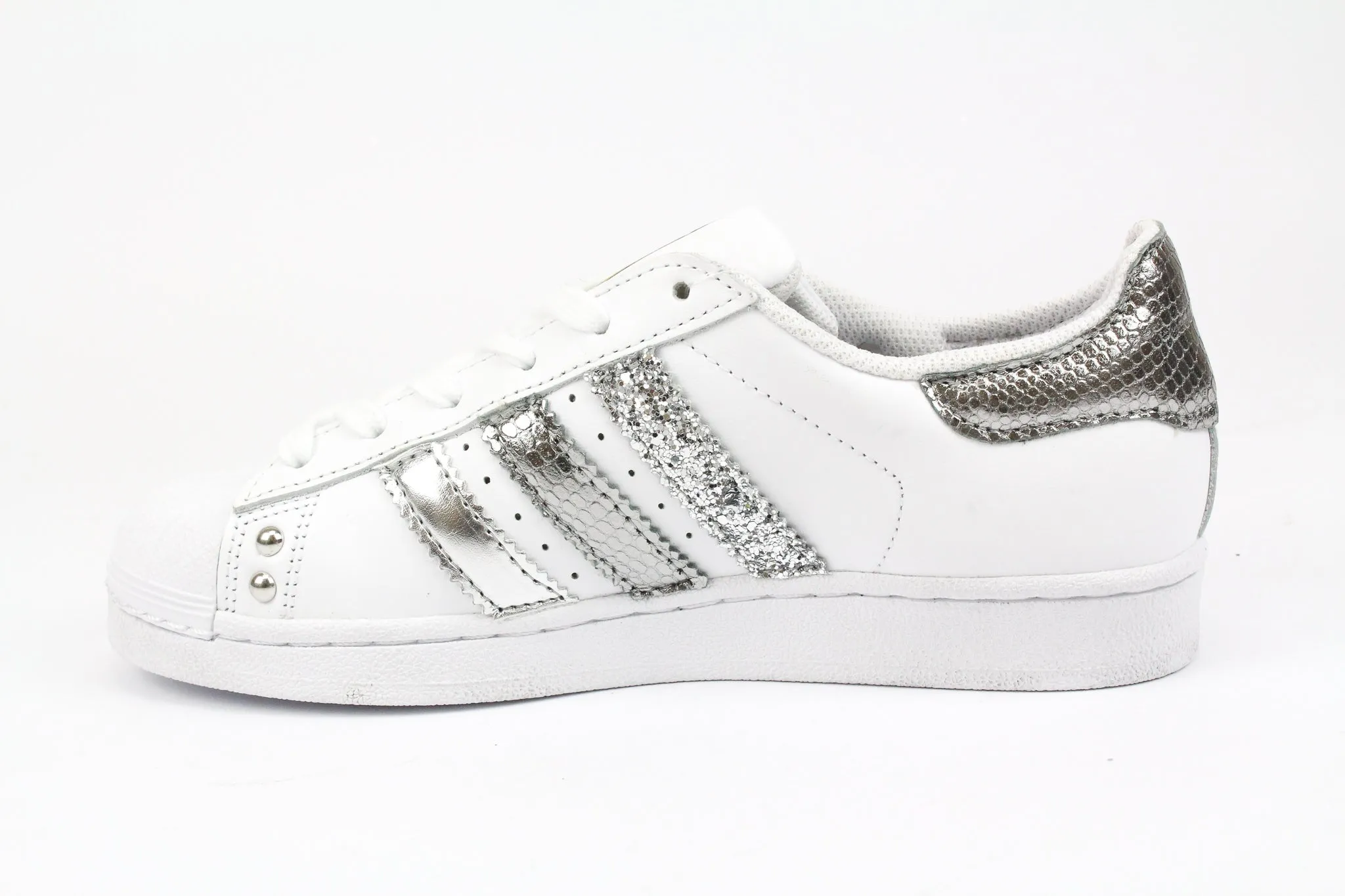 Forest Path Easy   To   Clean Adidas Superstar Pitone Laminato Antracite Glitter & Strass
