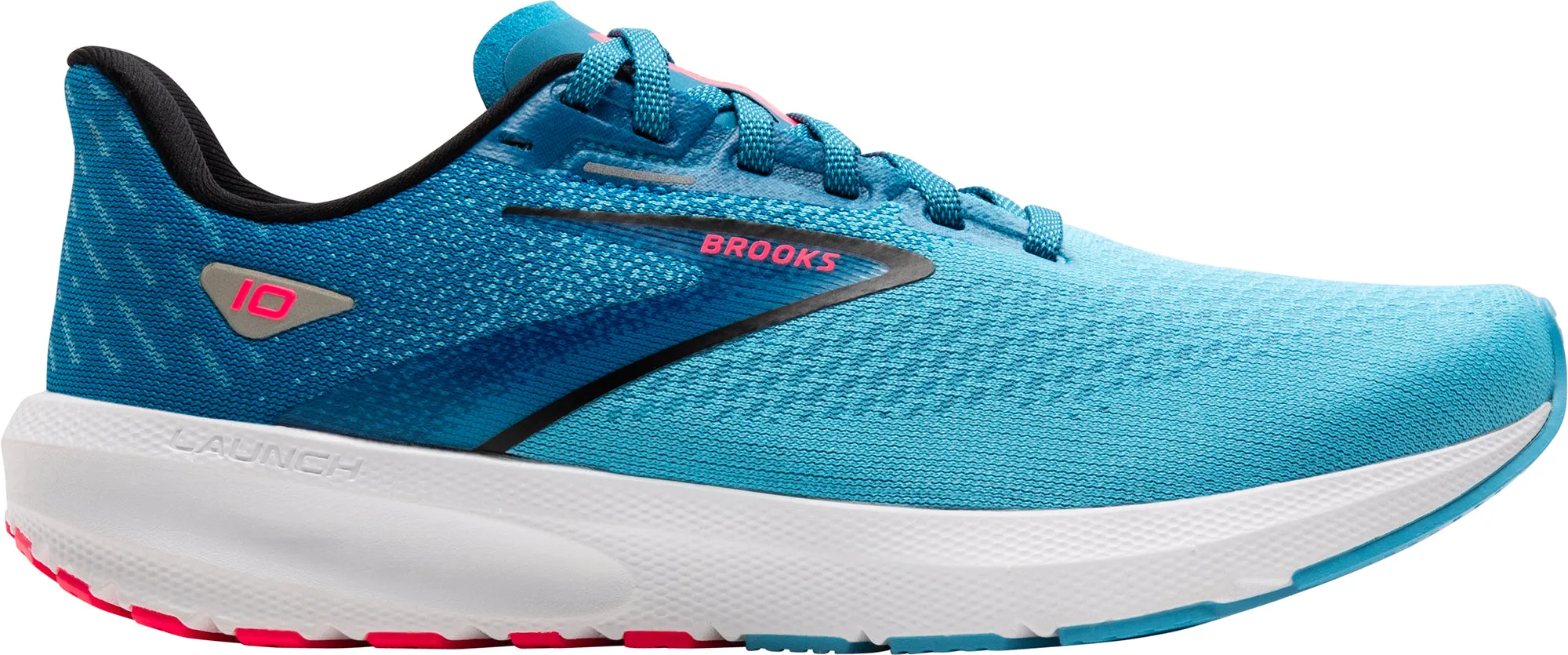Sprinting Aid Midfoot Support Brooks Launch 10 Womens Running Shoes - Blue