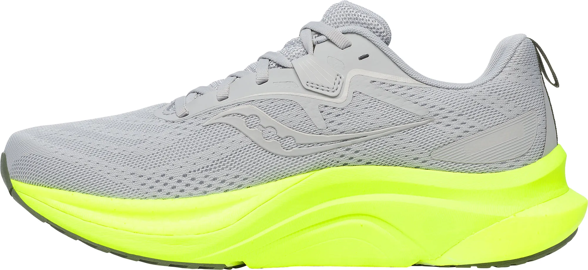 running in solid colors Saucony Tempus 2 Mens Running Shoes - Grey