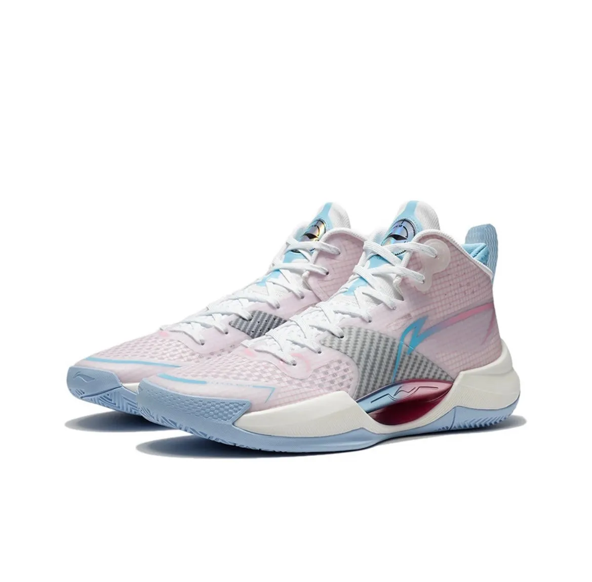 Li-Ning Super Light 2022 - Pink/White Torsion Spring Shank Articulated Toe Flex