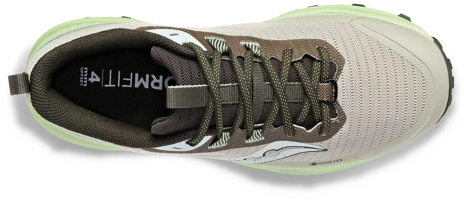 Saucony Peregrine 13 GORE-TEX Mens Trail Running Shoes - Brown Interval running