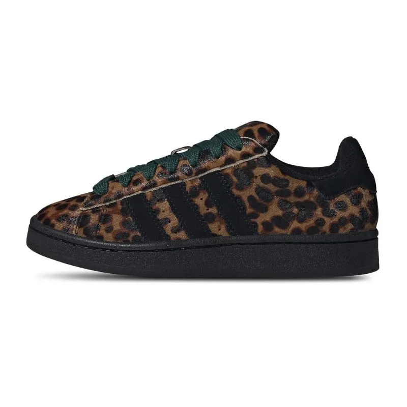 Classic Toe Shape Slip Proof Adidas Campus 00s Leopard Black