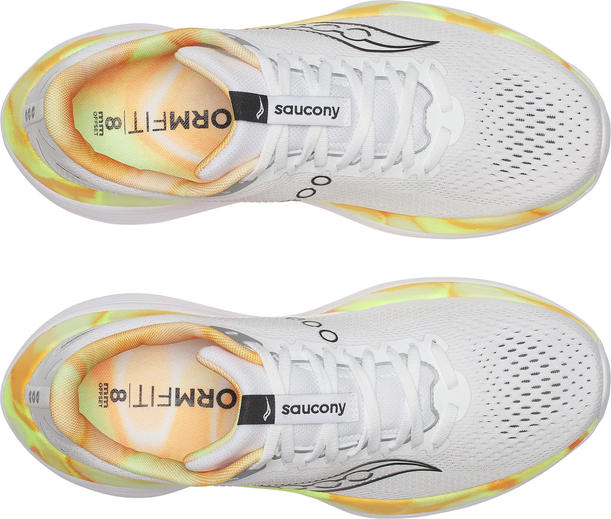 adjustable - straps Saucony Endorphin Trainer Mens Running Shoes - White
