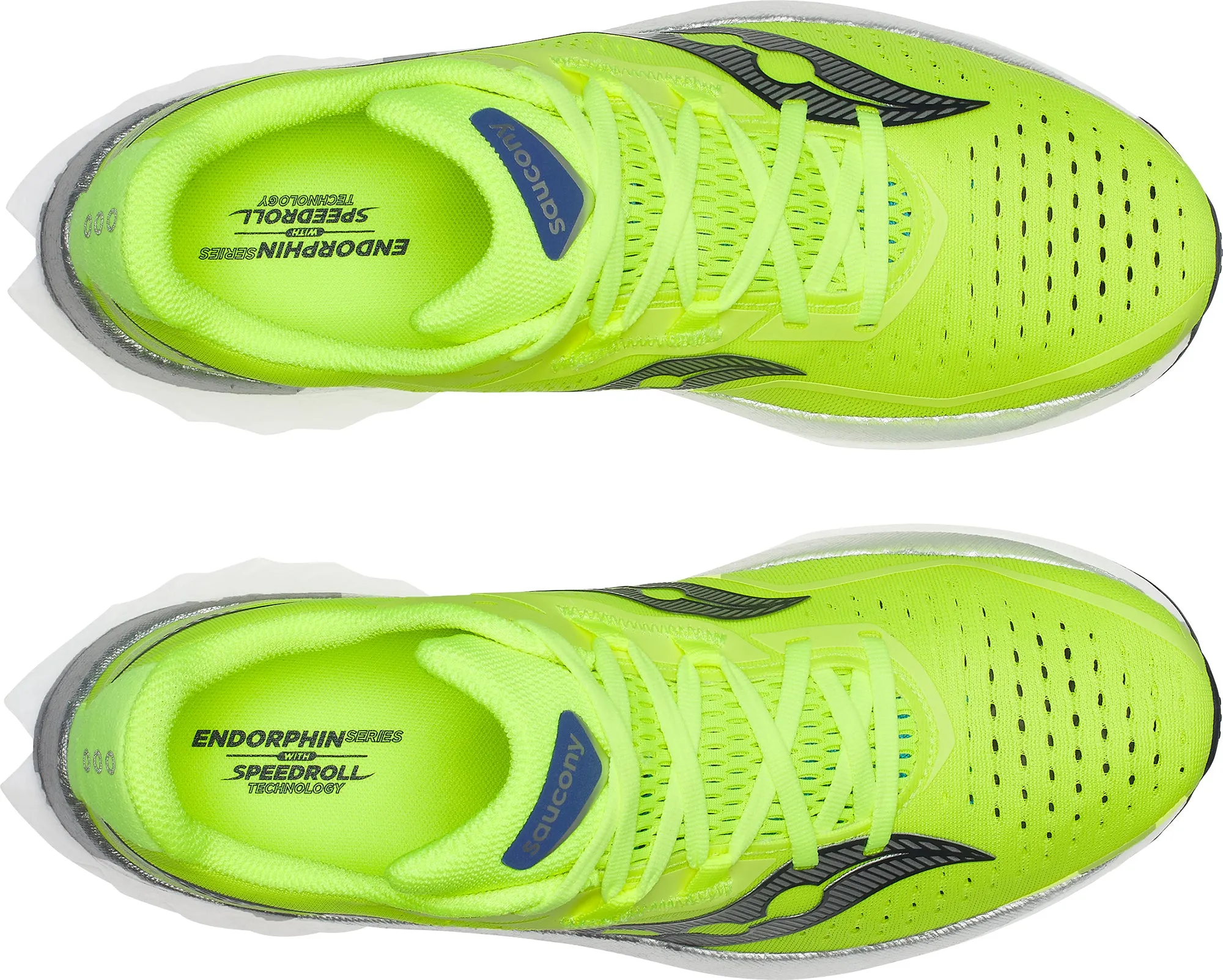 Blown Rubber Sole color - red Saucony Endorphin Speed 4 Mens Running Shoes - Yellow