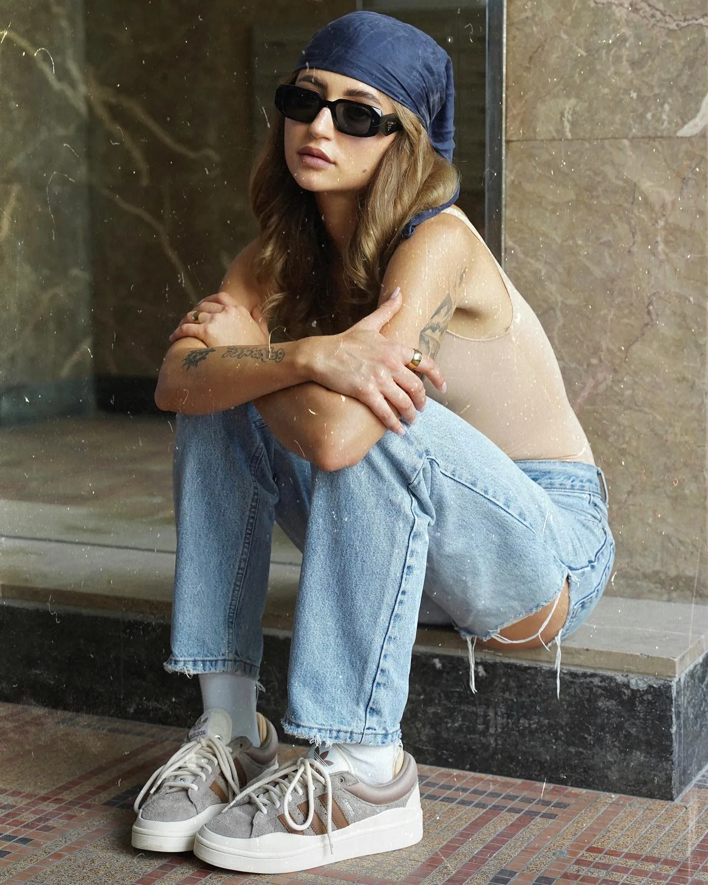 Adidas Campus Bad Bunny Brown Light frame
