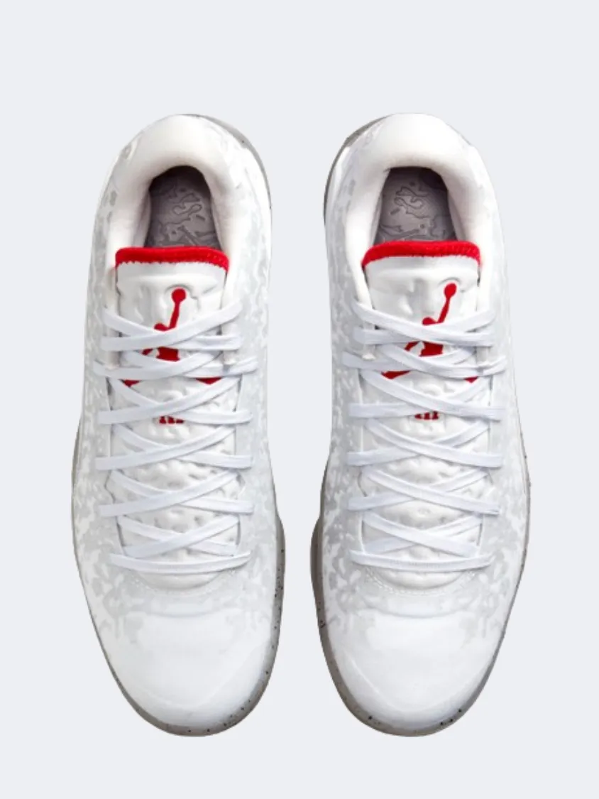 Beauty Walk Nike Zion 3 Men Basketball Shoes White/Grey/Red