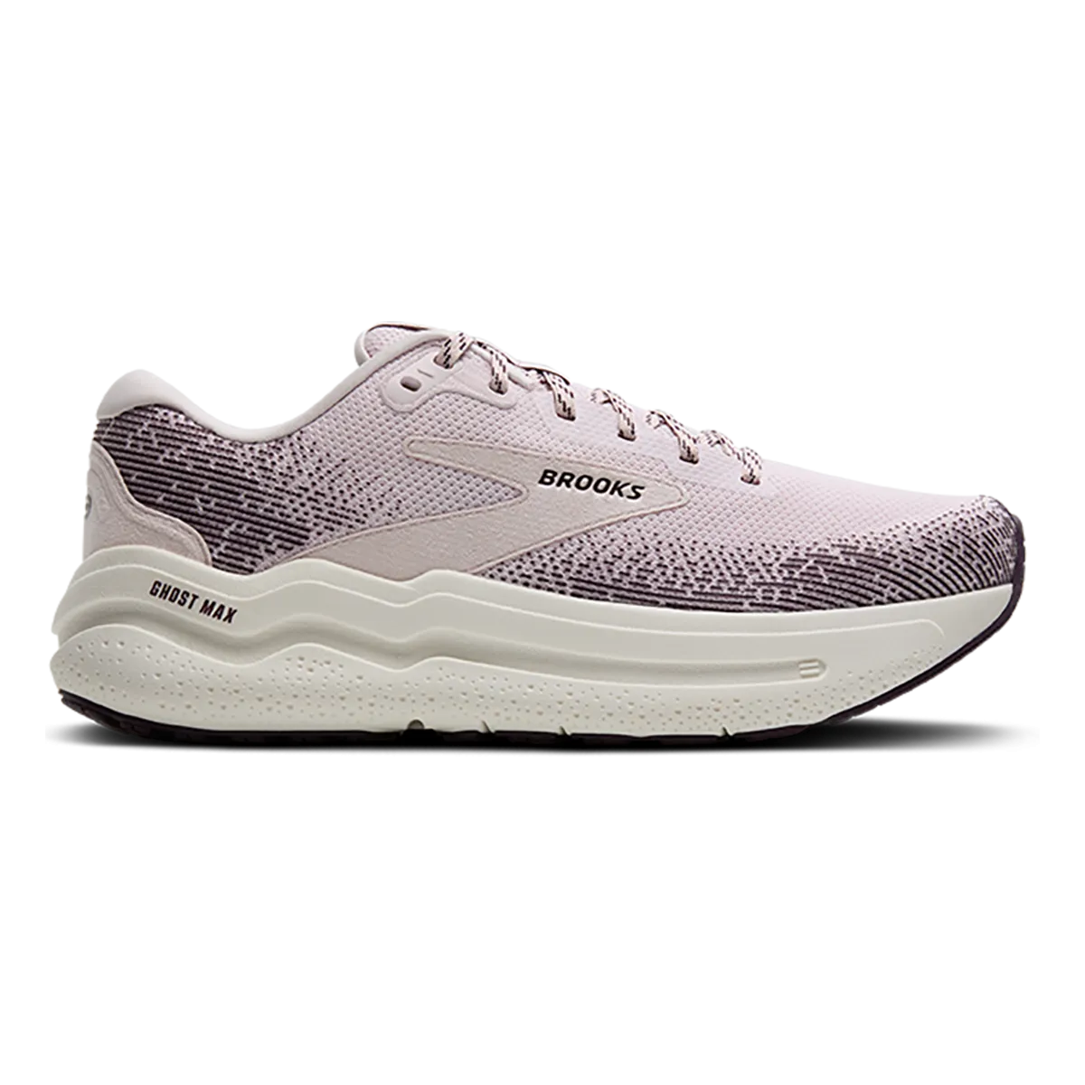 Brooks Ghost Max 2 - Orchid Ice - Plum - Coconut Heel Counter Support Slip Resistant Traction