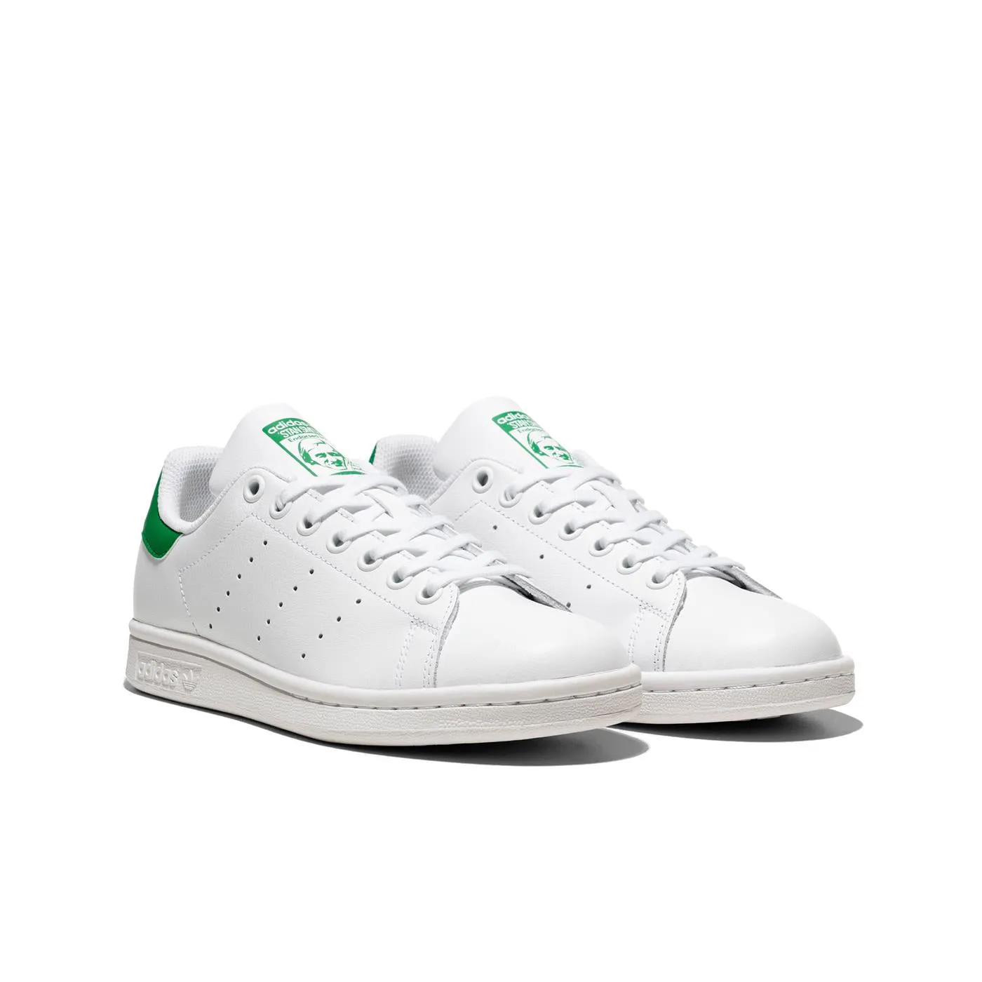Adidas Originals Stan Smith J Ftwr White/Ftwr White/Green Soft Layers