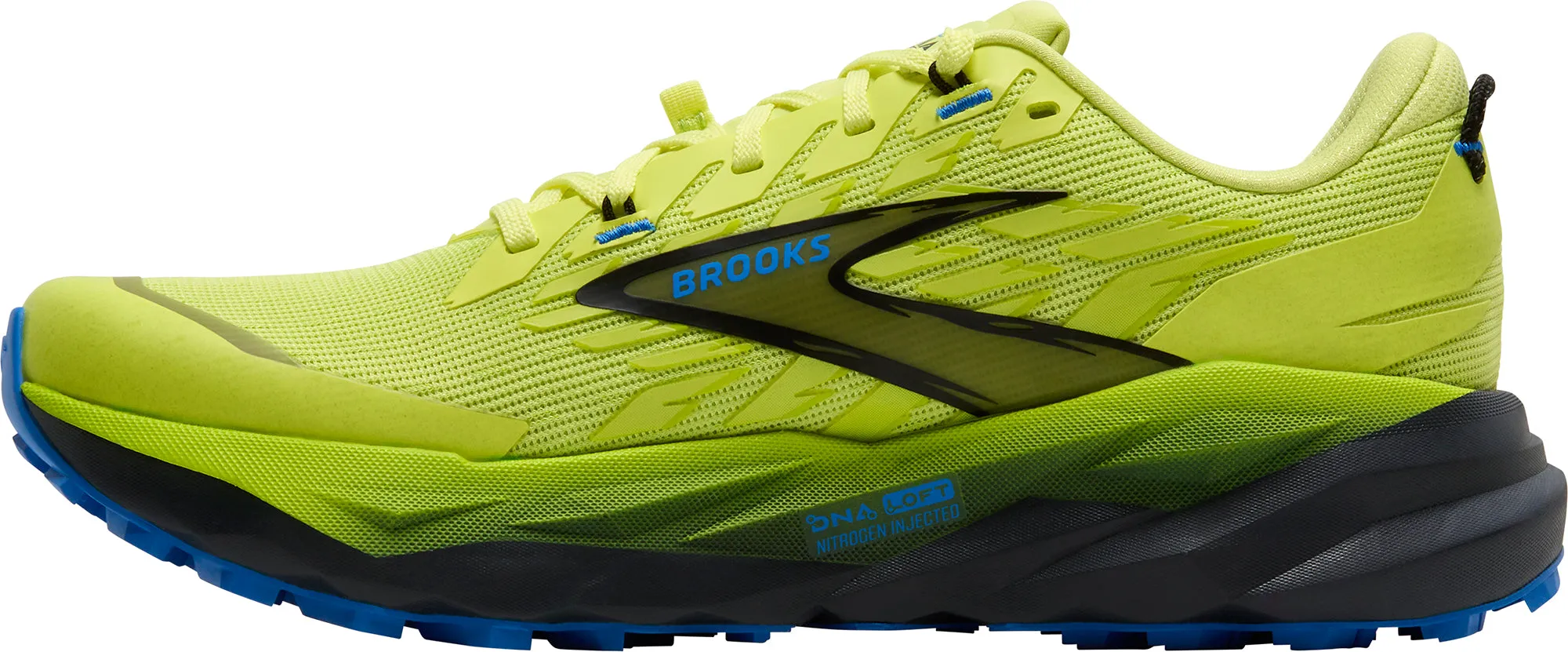 Brooks Cascadia 19 Mens Trail Running Shoes - Green hard - ground shoes