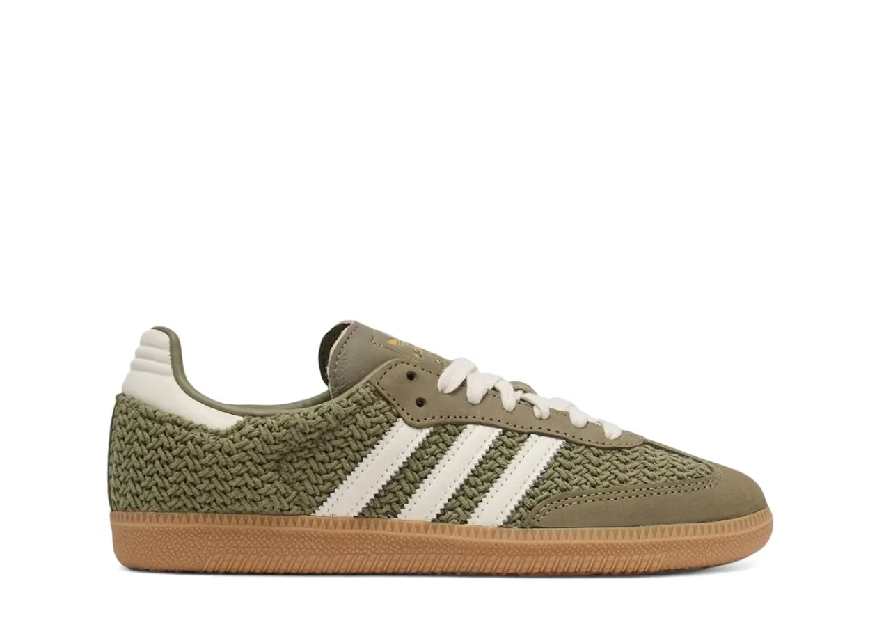 Adidas Samba OG Crochet Pack Orbit Green Steady Motion Grass Jog