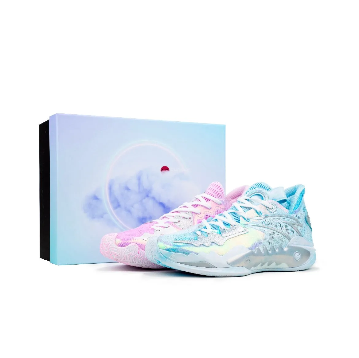 Anta Shock Wave 5 - Mandarin Duck Slip Resistant Sole Quick Pivot