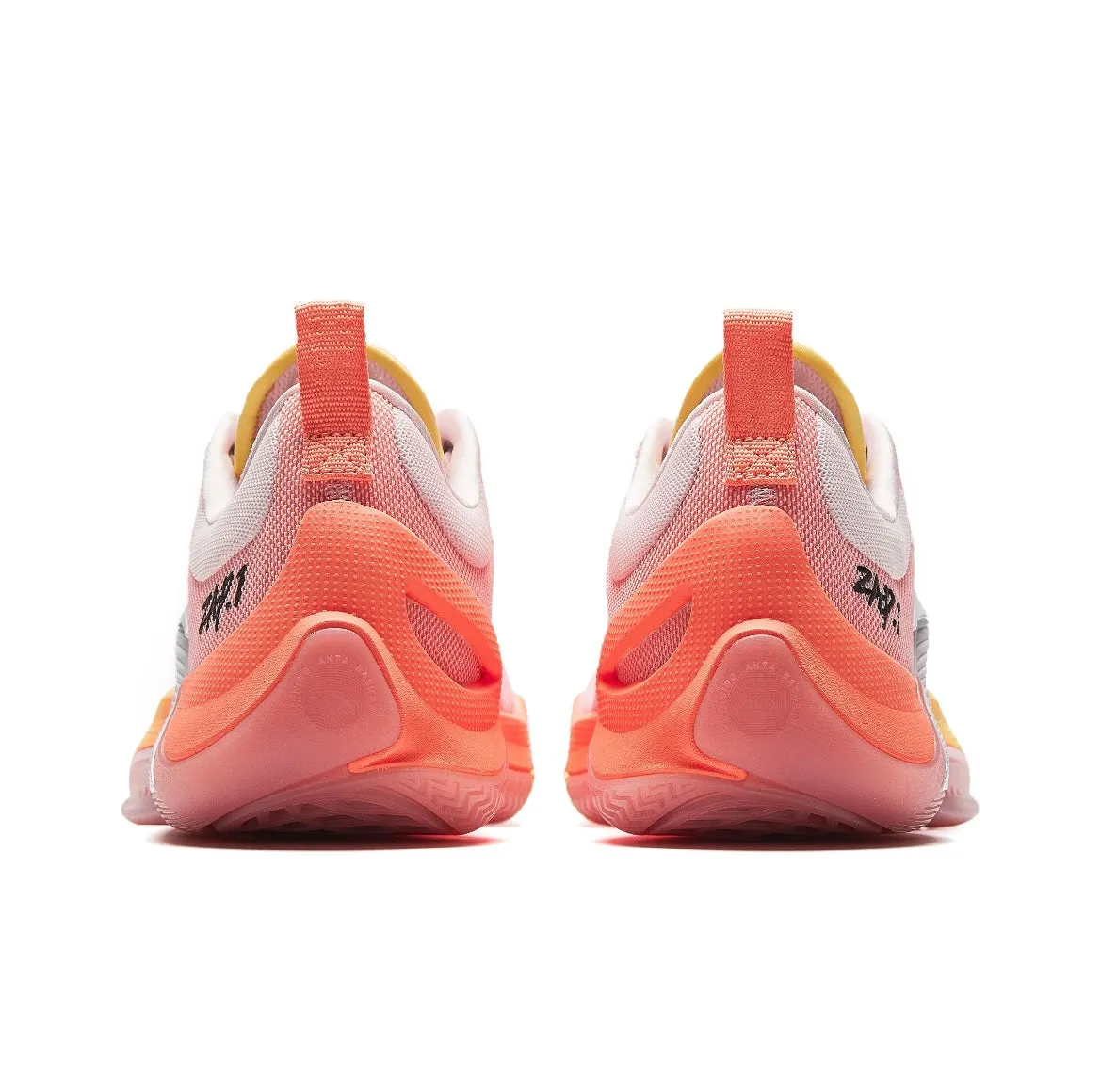 ??Kids/Men??Donte DiVincenzo x Anta Instant ZAP 1 - Peach Slip Resistant Sole Anti Abrasion