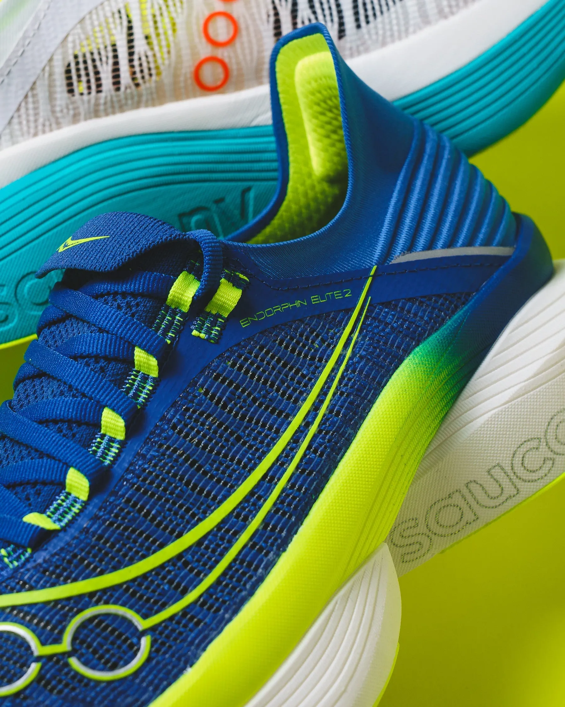 for fitness Saucony Men Endorphin Elite 2 Lapis Citron S30994-285