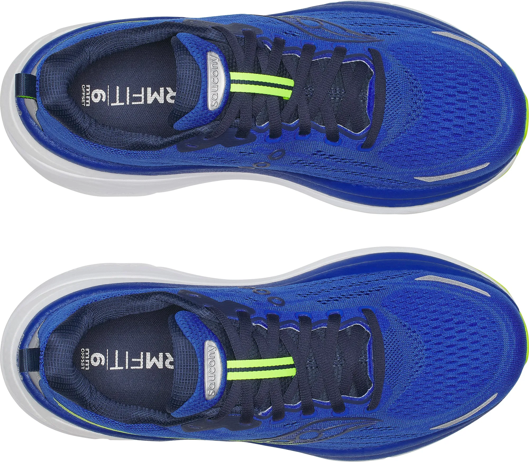 Saucony Hurricane 25 Mens Running Shoes - Blue responsive - sole - technology shoes Midfoot Lockdown