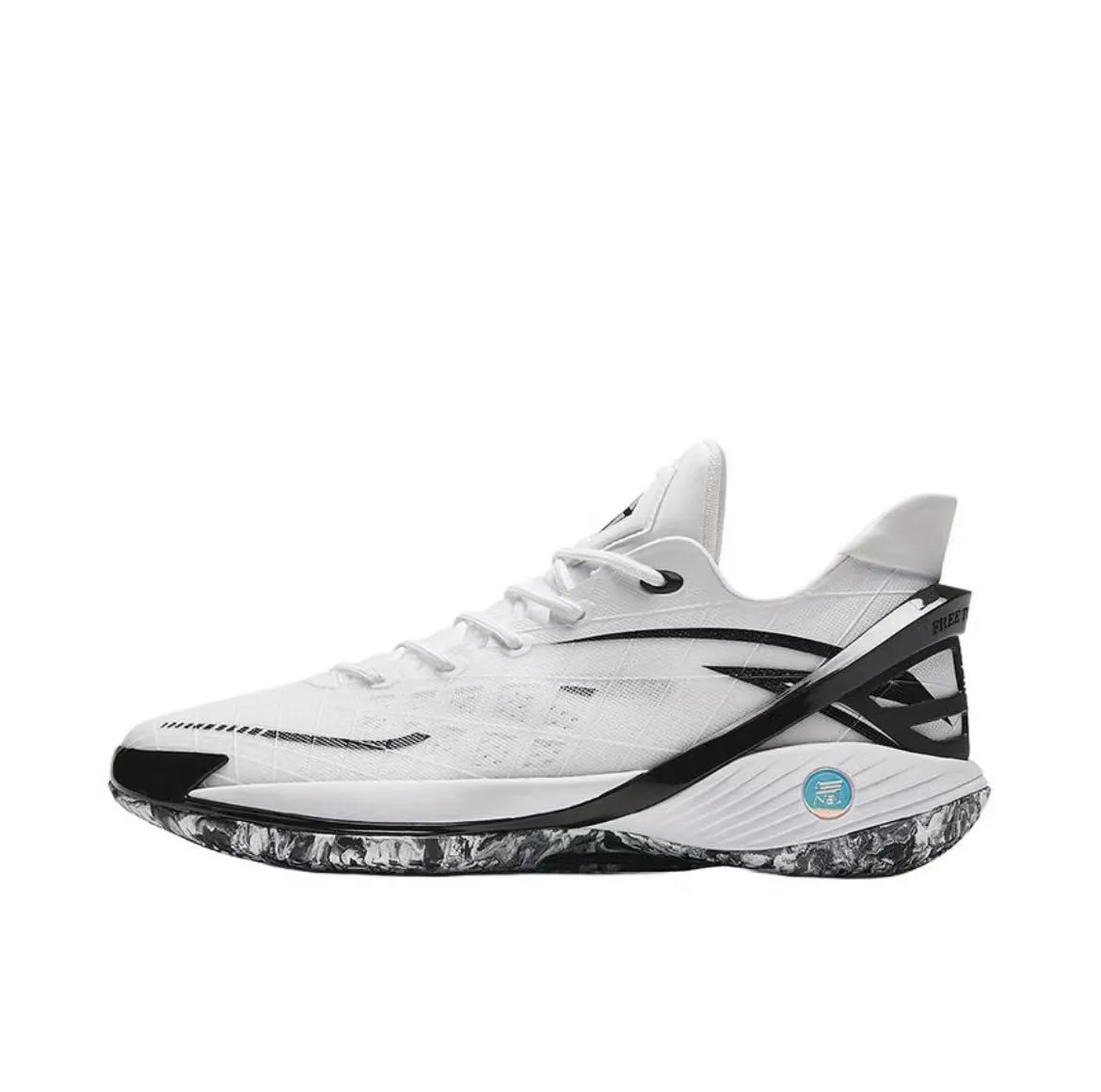 Hexagonal Traction Nubs Microfiber Layering Anta Light Crazy 2024 - White/Black