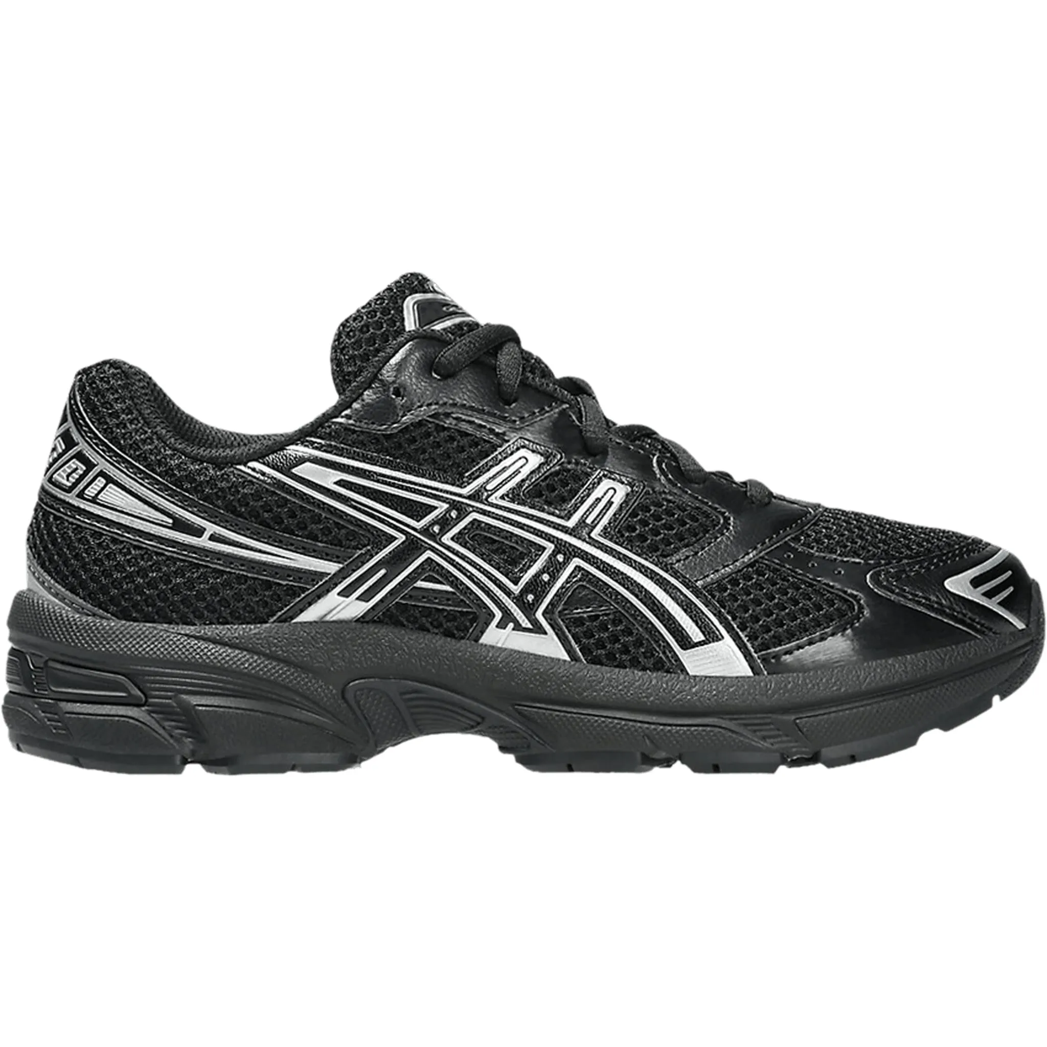 foot - cushioning running shoes ASICS Gel-1130 Black Pure Silver (GS)