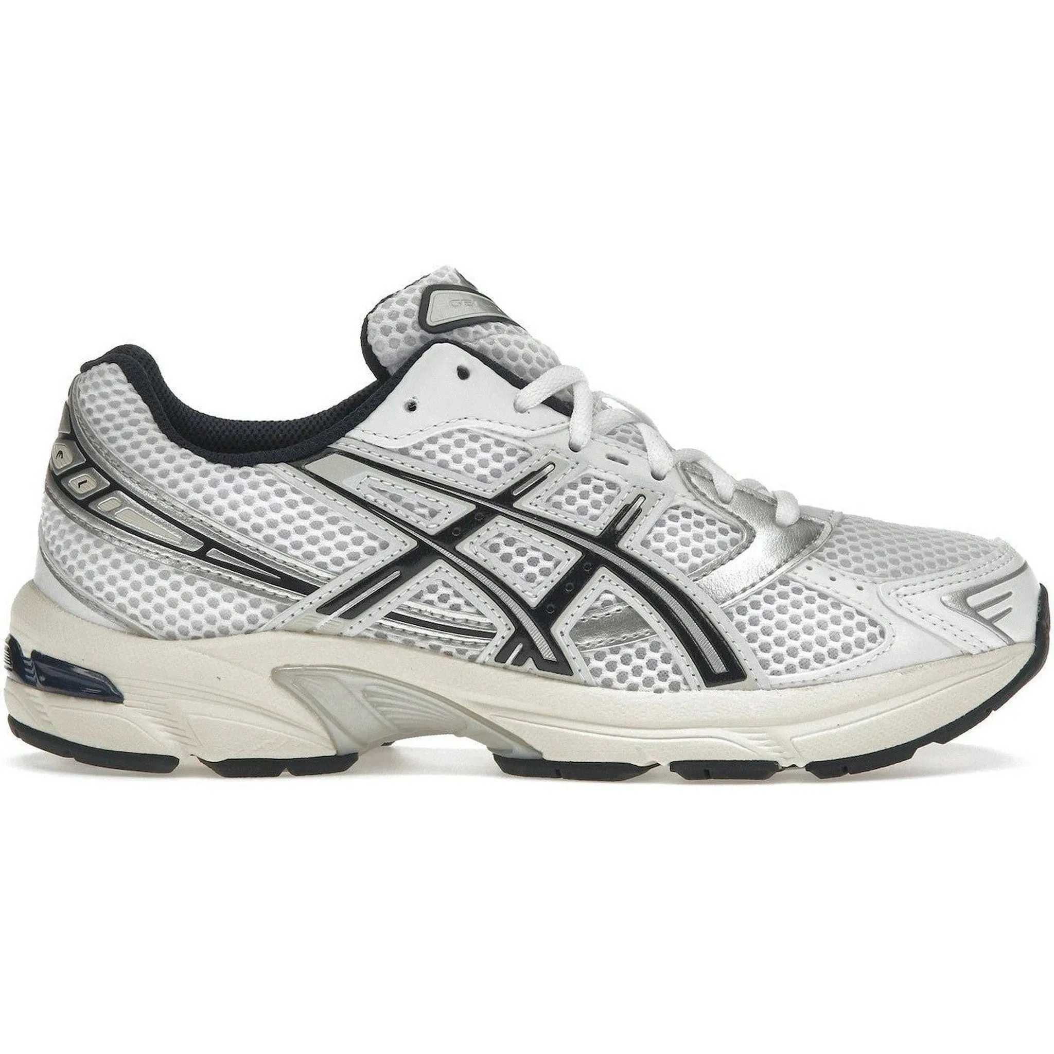 ultra - marathon running shoes ASICS Gel-1130 White Midnight (Women's)